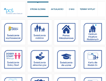 Tablet Screenshot of pcs-poznan.pl